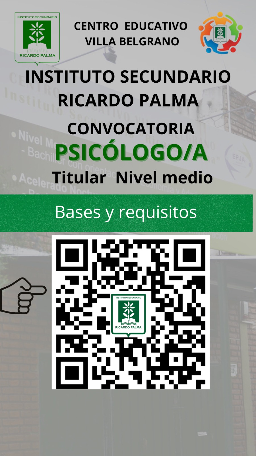 Convocatoria Psicólogo/a